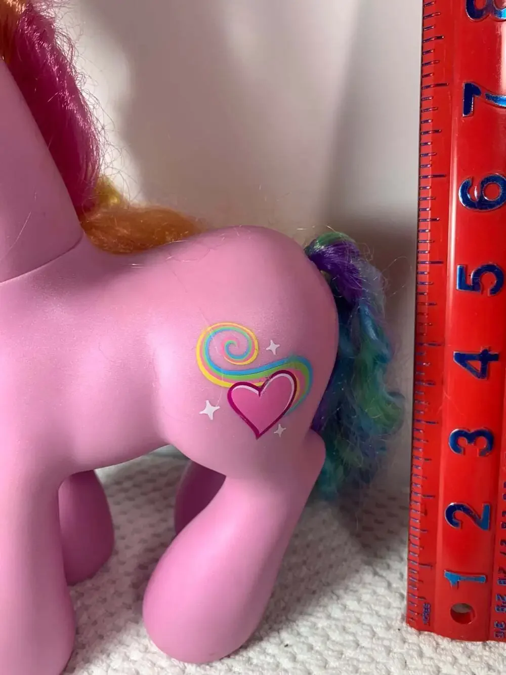 My Little Pony Pink Rainbow 2005 Heart Cutie Mark